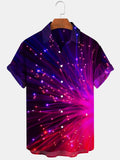 Abstract Gradient Men's Shirts With Pocket