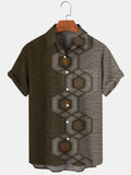 Geometry Men's Shirts With Pocket