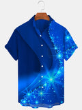 Abstract Men's Shirts With Pocket