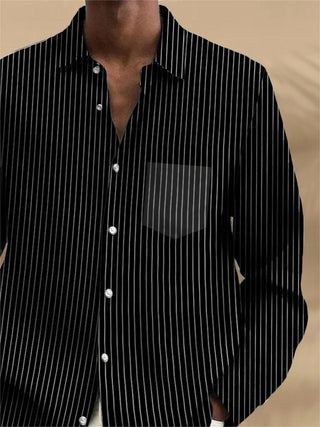 men's pocket shirt back view