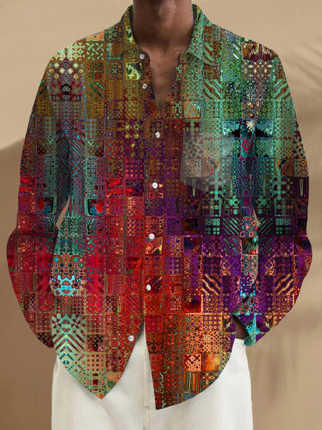 men's shirt front view