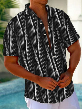 men's aloha shirt back view