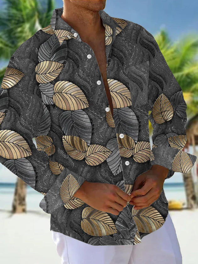 men's shirt front view