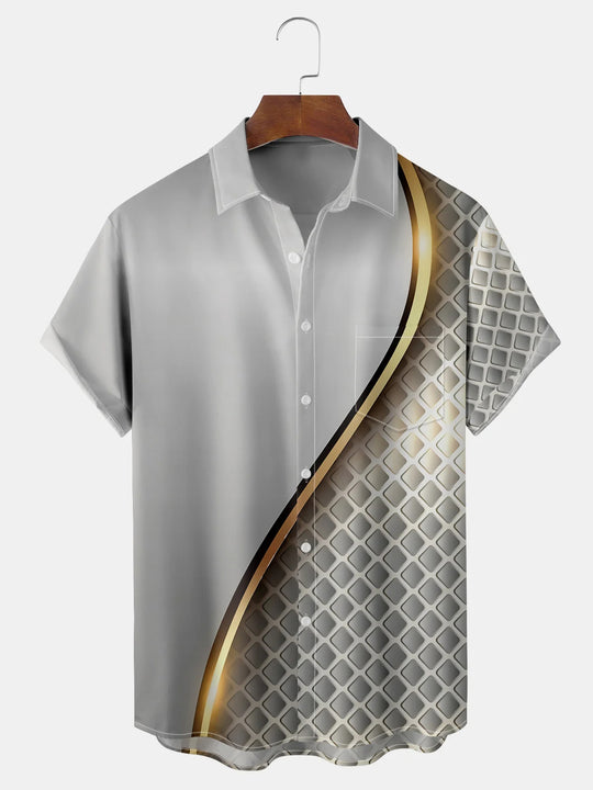 men's shirt front view