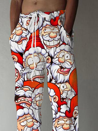 men's holiday casual pants back view
