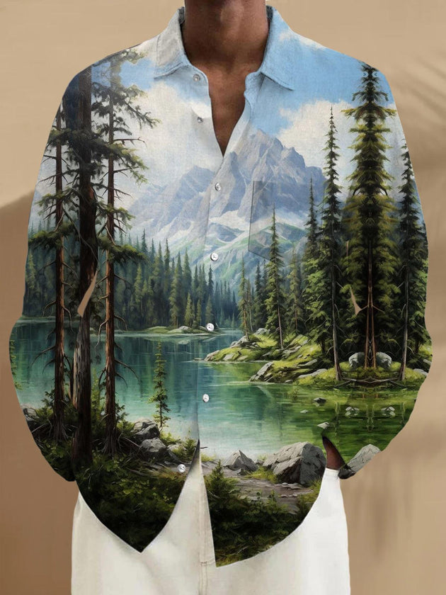men's shirt front view