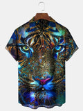 Tiger Men's Shirts With Pocket